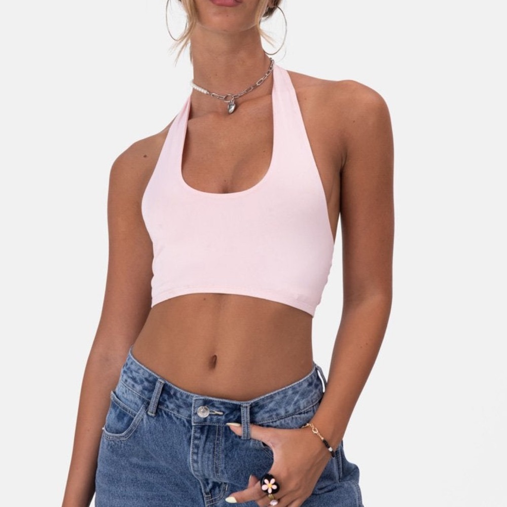 Pink halter top, adika